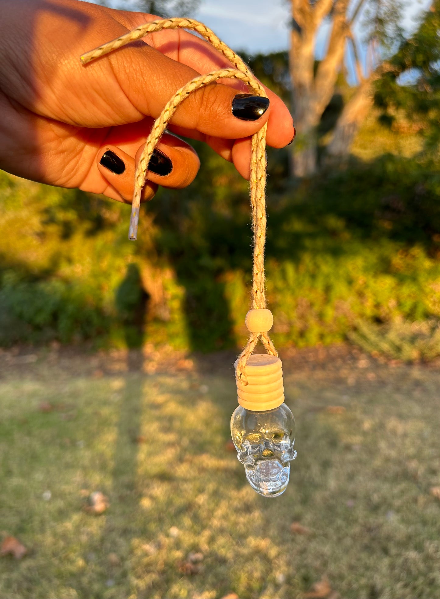 Hanging Car Diffuser - Skull