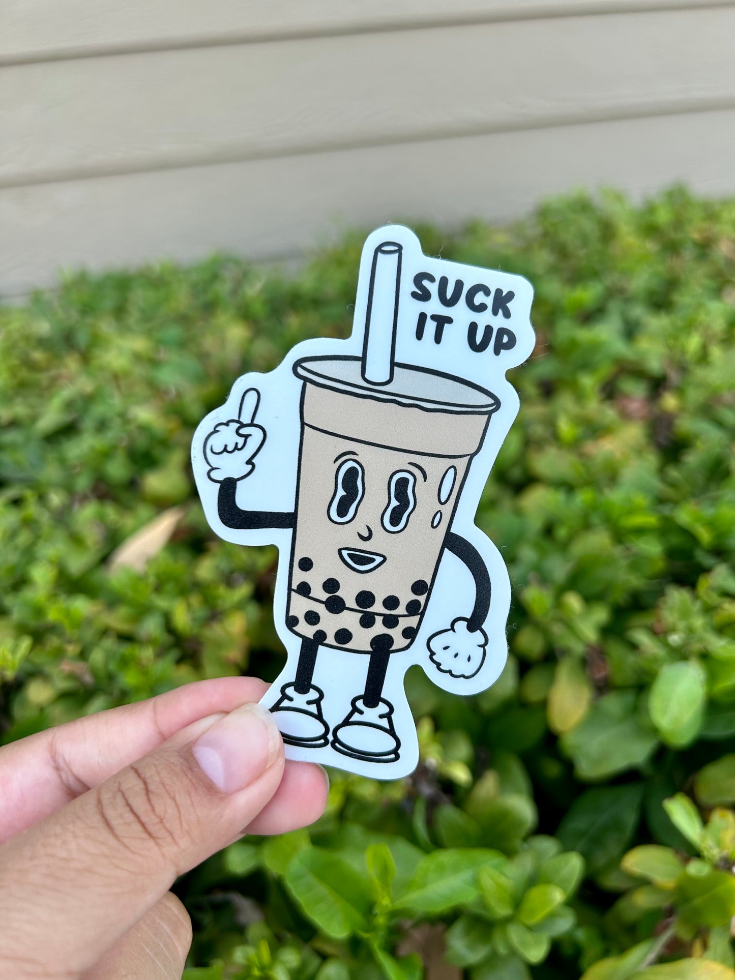Suck It Up Boba Sticker