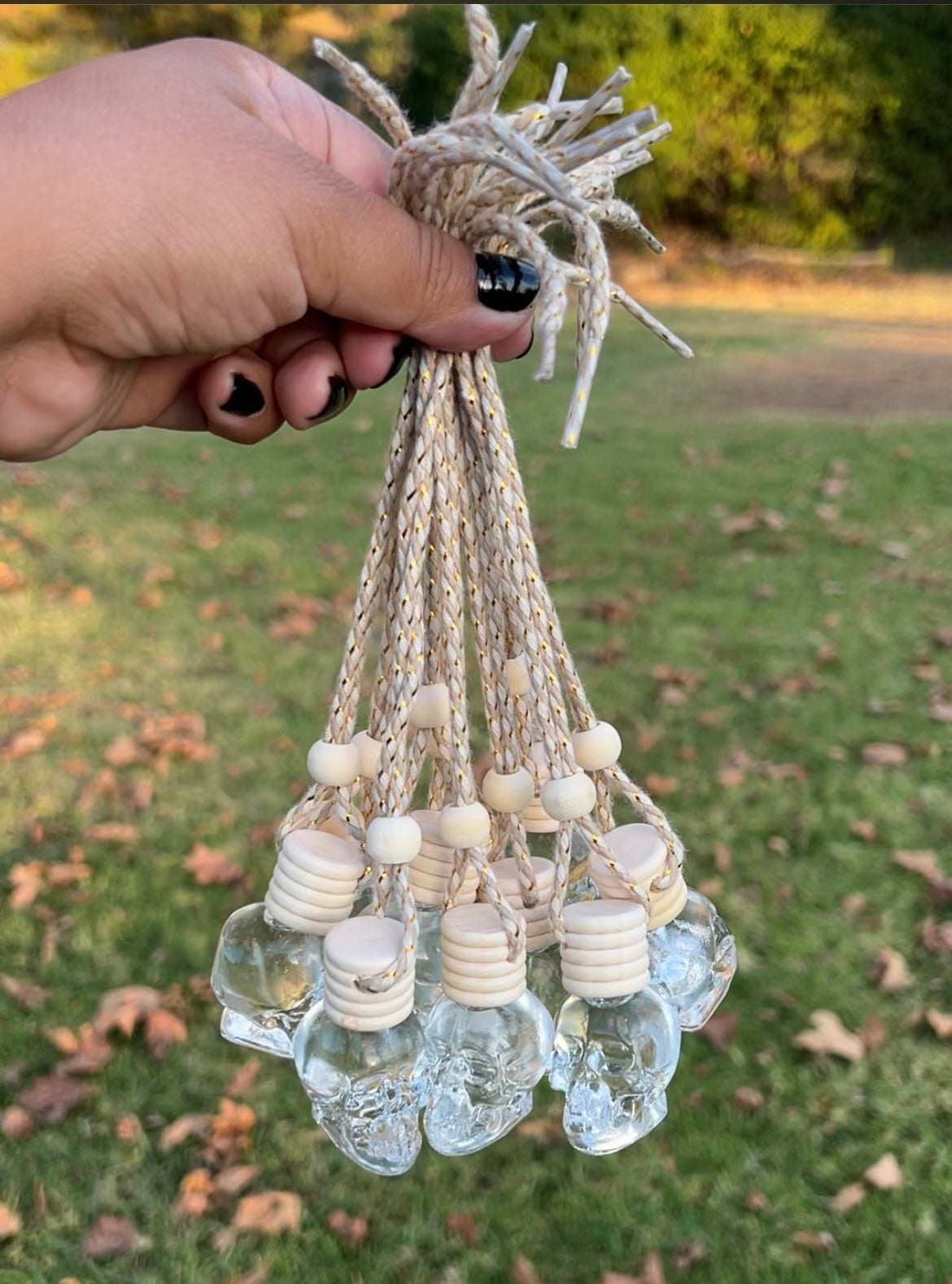 Hanging Car Diffuser - Skull